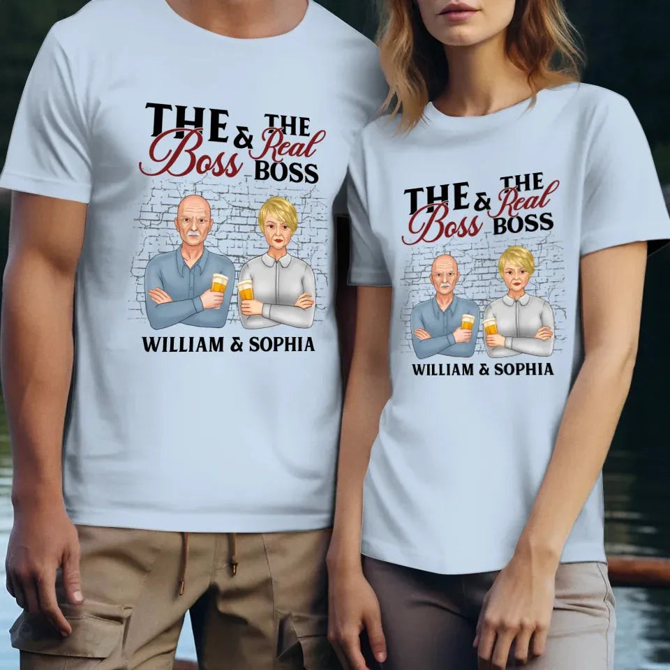 A Hilarious Take On Home : Who Really Rules The Roots? - Personalized Gifts For Couples - Unisex T-Shirt