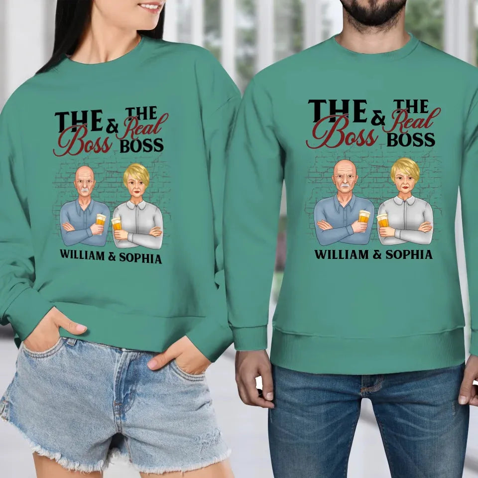 A Hilarious Take On Home : Who Really Rules The Roots? - Personalized Gifts For Couples - Unisex Sweater