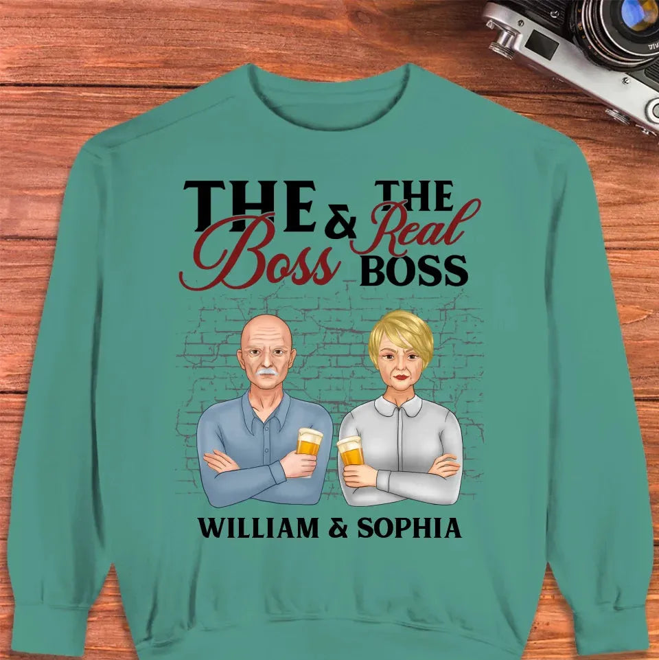 A Hilarious Take On Home : Who Really Rules The Roots? - Personalized Gifts For Couples - Unisex Sweater