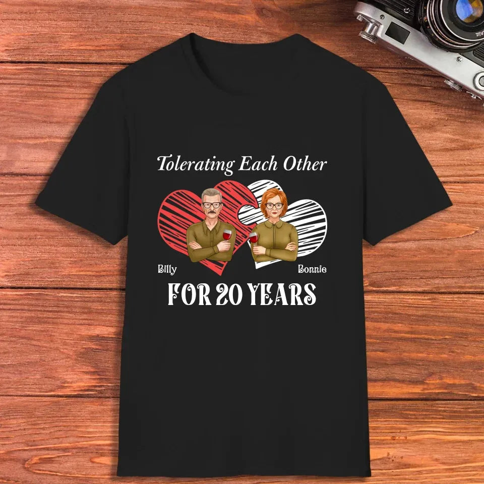 Tales Of Coexistings And Embracing Quirks: Love Conquers All - Personalized Gifts For Couples - Unisex T-Shirt