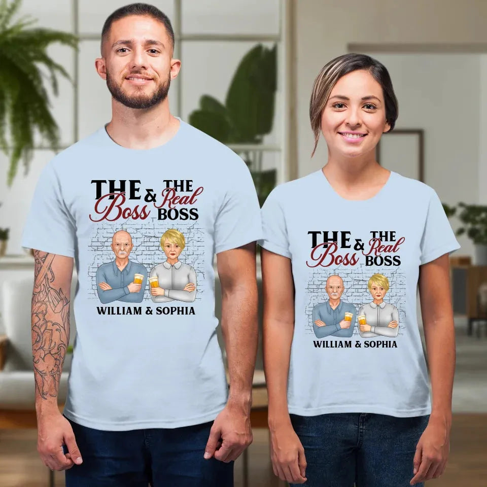 A Hilarious Take On Home : Who Really Rules The Roots? - Personalized Gifts For Couples - Unisex T-Shirt