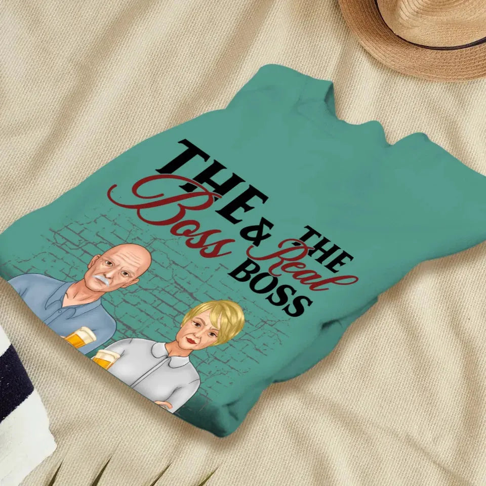 A Hilarious Take On Home : Who Really Rules The Roots? - Personalized Gifts For Couples - Unisex Sweater