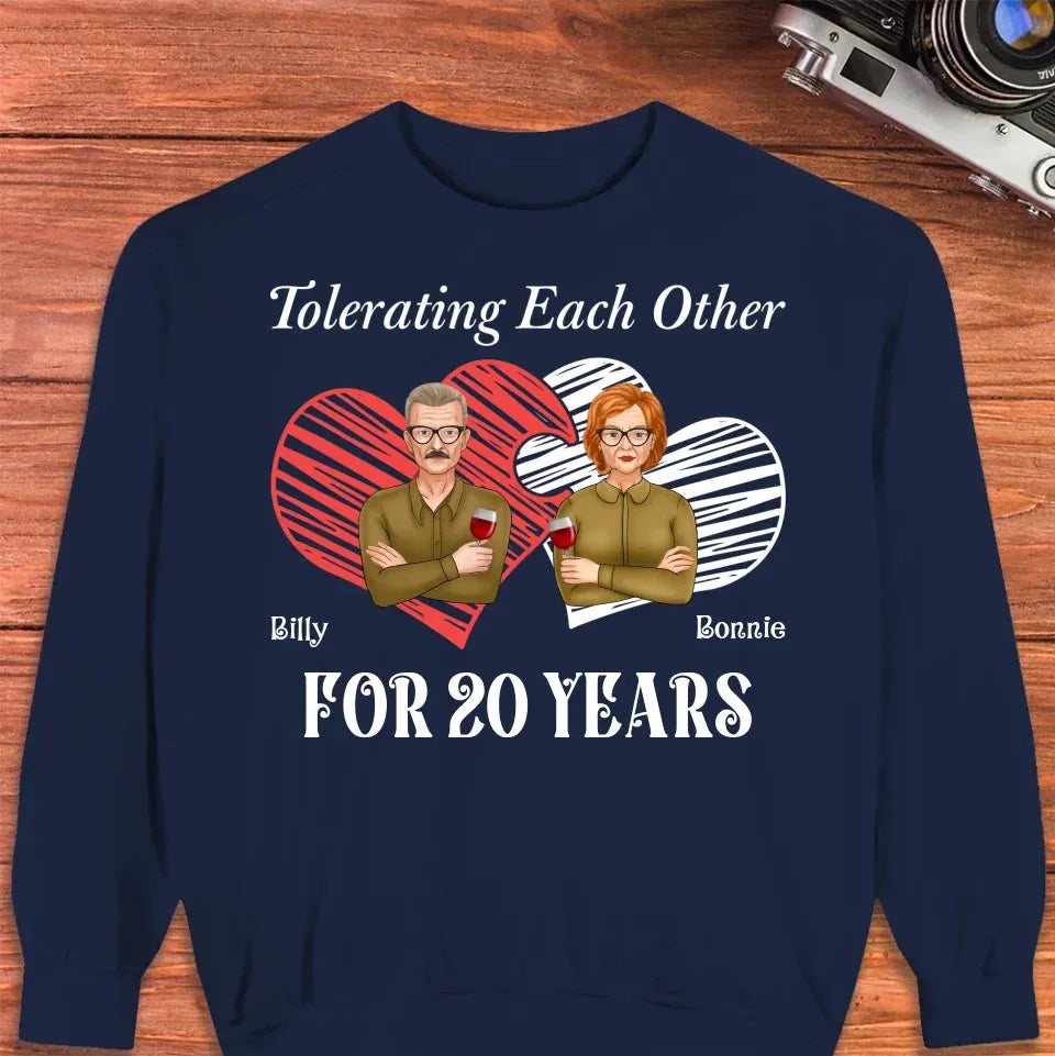 Tales Of Coexistings And Embracing Quirks: Love Conquers All - Personalized Gifts For Couples - Unisex Sweater