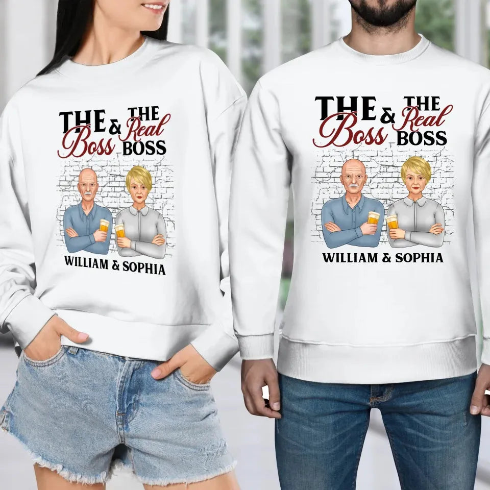 A Hilarious Take On Home : Who Really Rules The Roots? - Personalized Gifts For Couples - Unisex Sweater