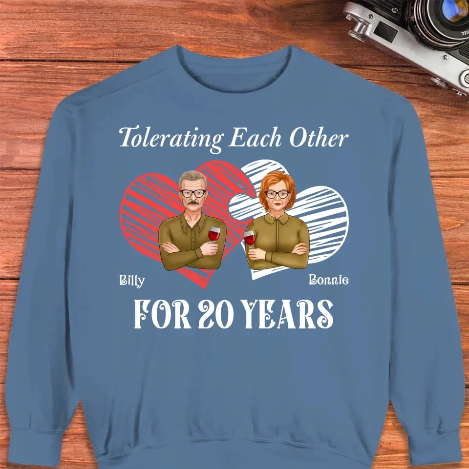 Tales Of Coexistings And Embracing Quirks: Love Conquers All - Personalized Gifts For Couples - Unisex Sweater