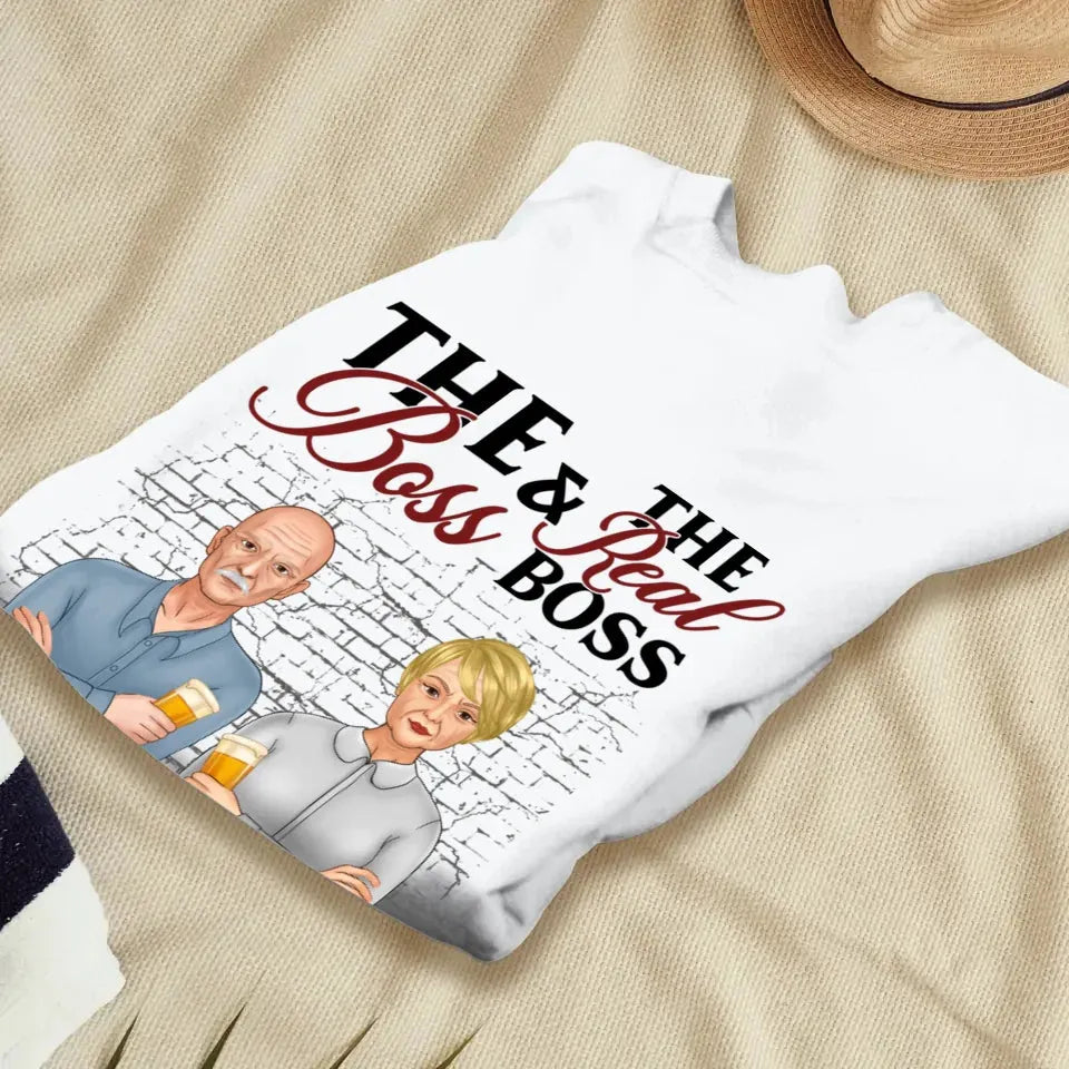 A Hilarious Take On Home : Who Really Rules The Roots? - Personalized Gifts For Couples - Unisex Sweater