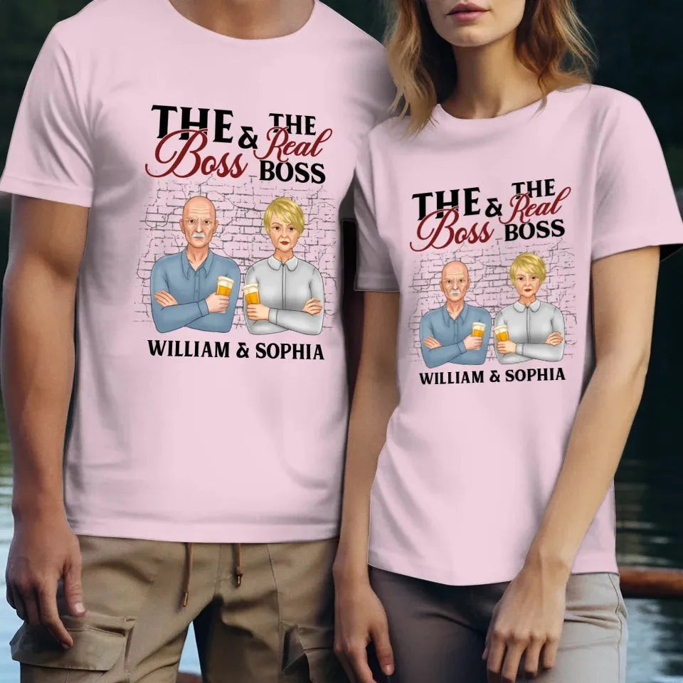 A Hilarious Take On Home : Who Really Rules The Roots? - Personalized Gifts For Couples - Unisex T-Shirt