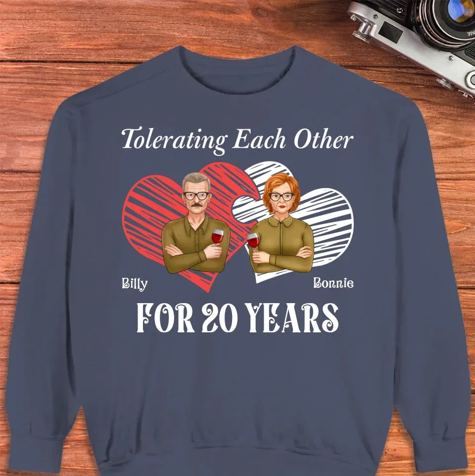 Tales Of Coexistings And Embracing Quirks: Love Conquers All - Personalized Gifts For Couples - Unisex Sweater