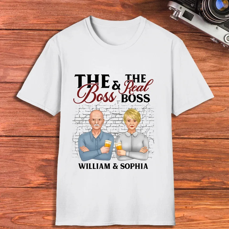 A Hilarious Take On Home : Who Really Rules The Roots? - Personalized Gifts For Couples - Unisex T-Shirt