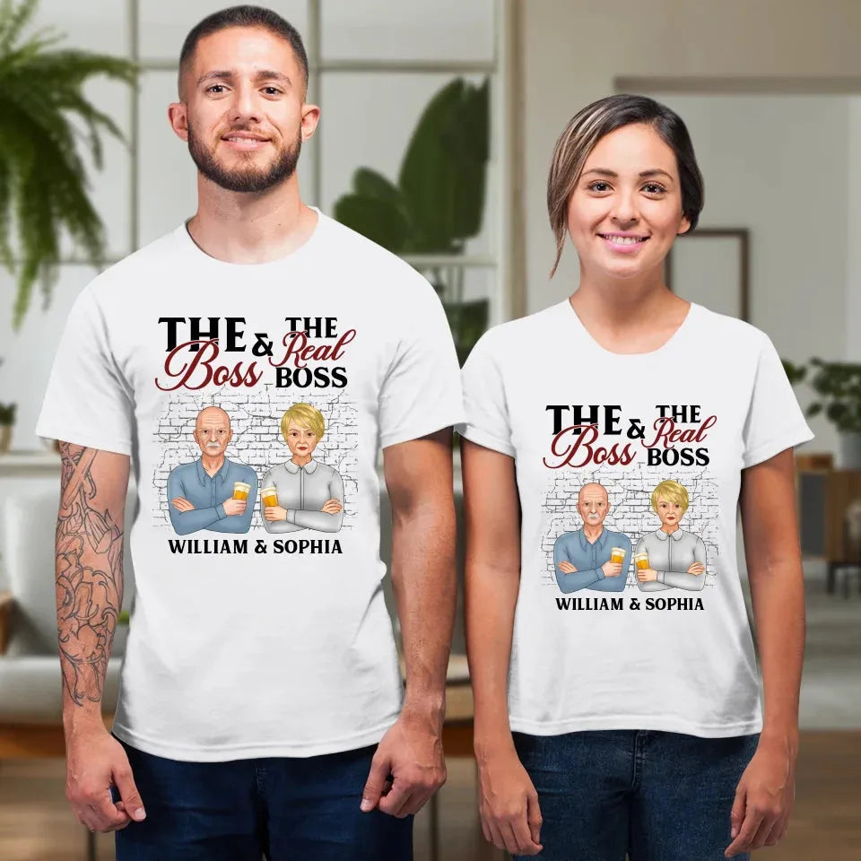 A Hilarious Take On Home : Who Really Rules The Roots? - Personalized Gifts For Couples - Unisex T-Shirt