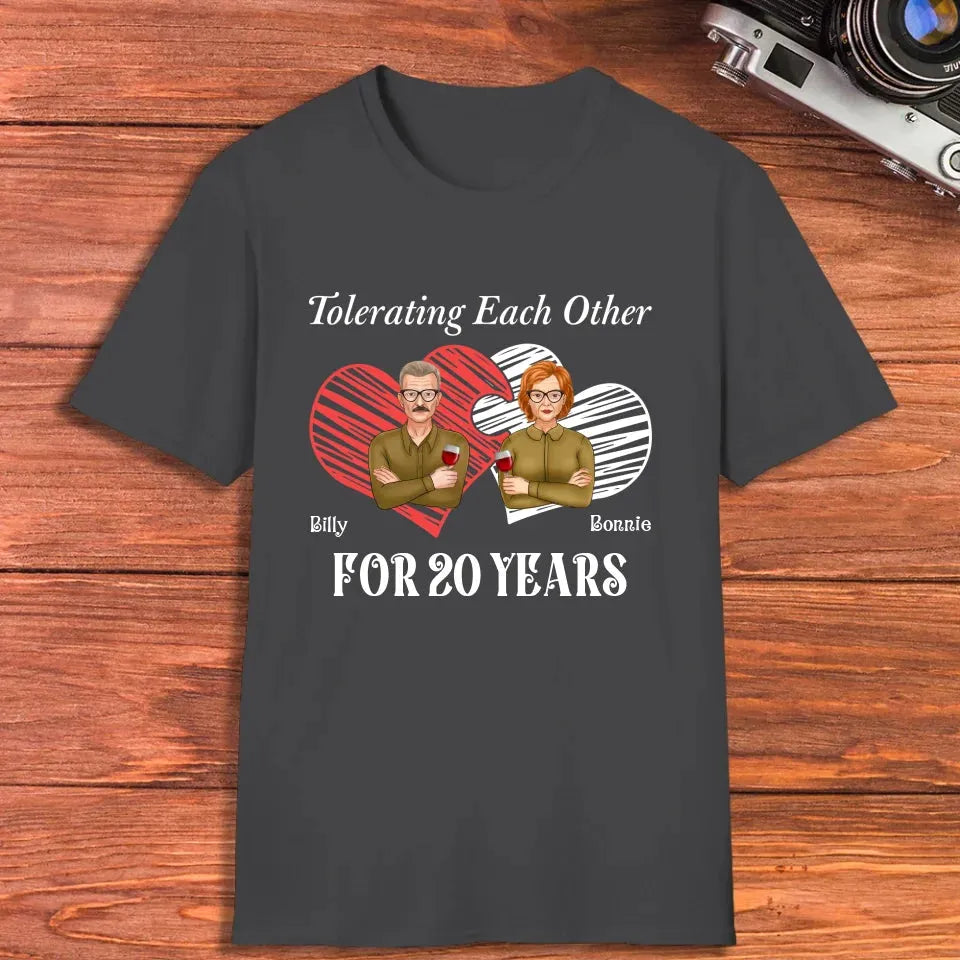 Tales Of Coexistings And Embracing Quirks: Love Conquers All - Personalized Gifts For Couples - Unisex T-Shirt