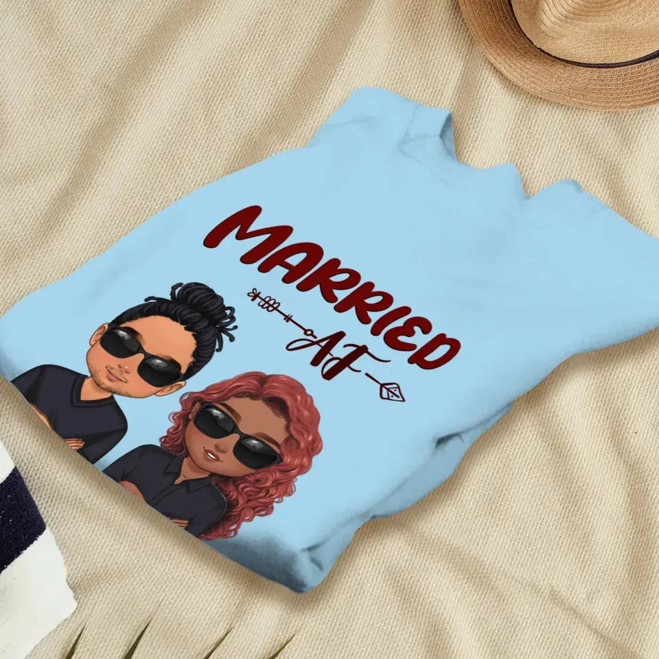 Married AF Couple - Personalized Gifts For Couples - Unisex Sweater