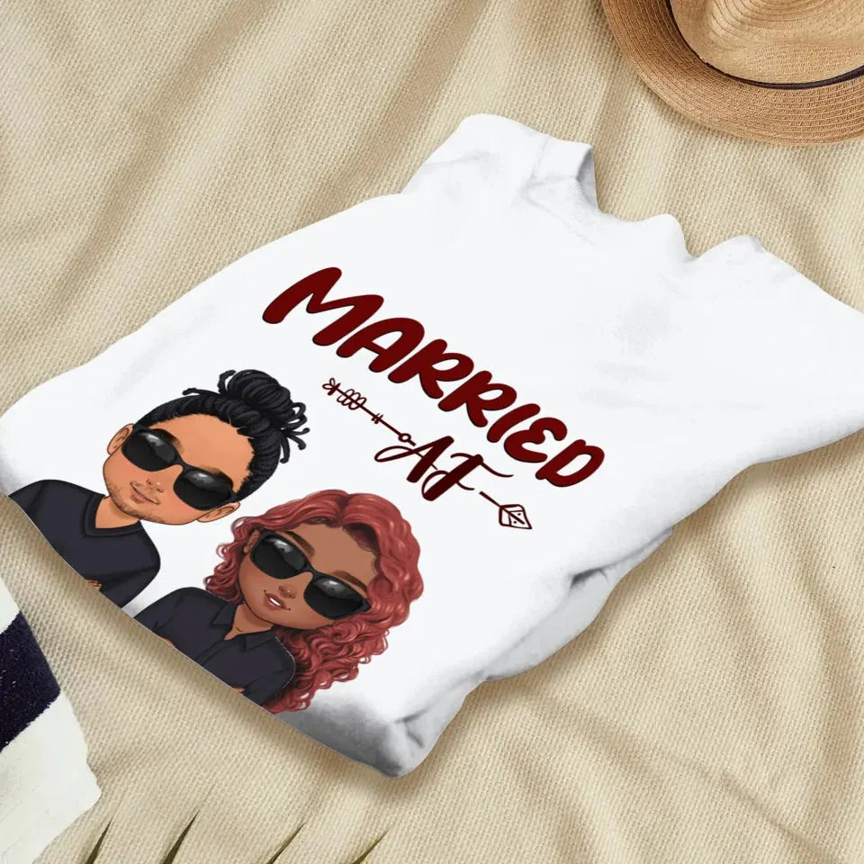 Married AF Couple - Personalized Gifts For Couples - Unisex Sweater