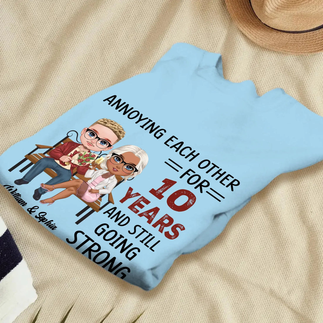 Annoying Each Other For Years And Still For Couples - Personalized Gifts For Couples - Unisex Sweater