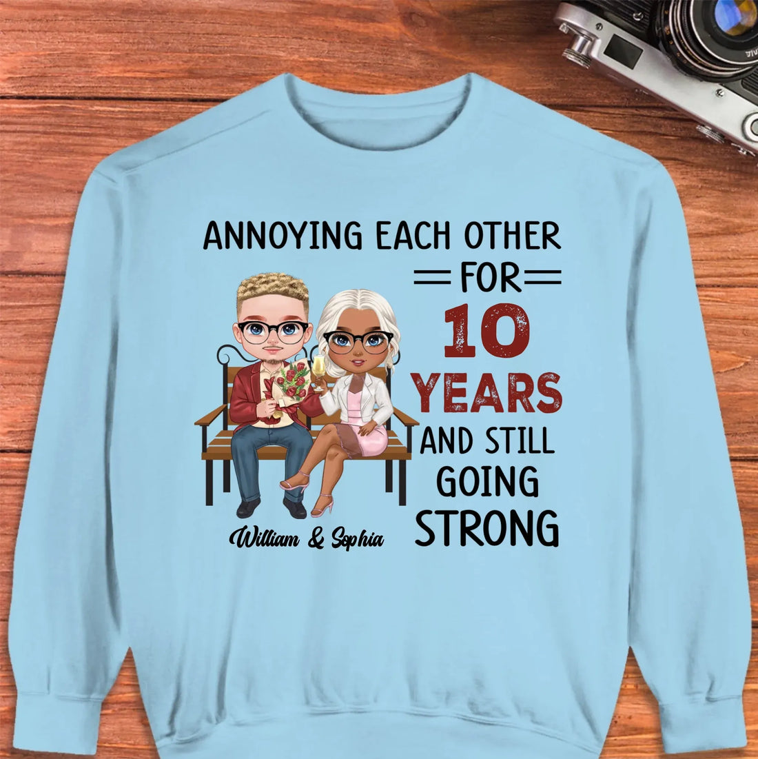 Annoying Each Other For Years And Still For Couples - Personalized Gifts For Couples - Unisex Sweater