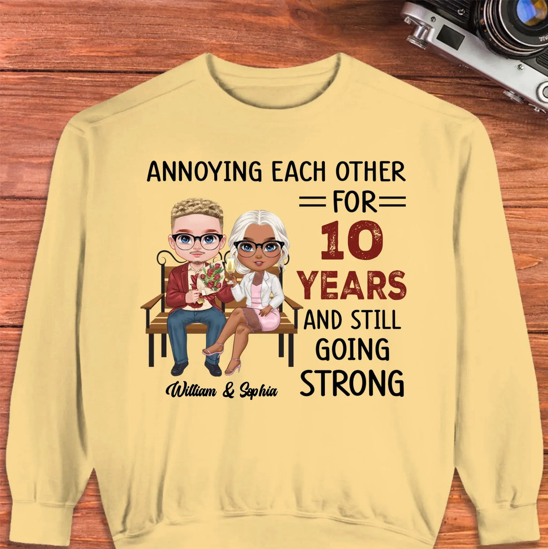 Annoying Each Other For Years And Still For Couples - Personalized Gifts For Couples - Unisex Sweater