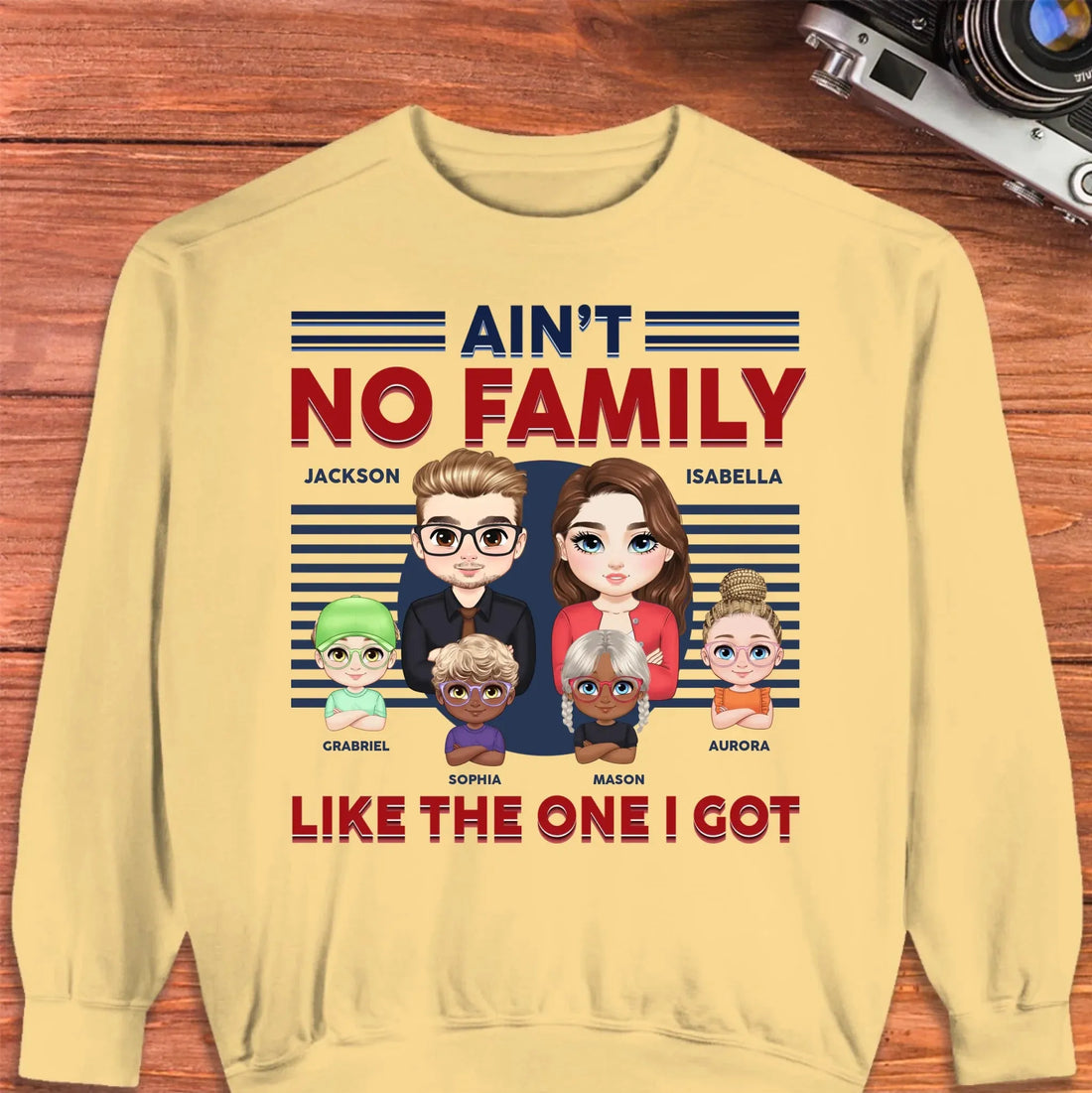 Ain't No Family Like The One I Got - Personalized Gifts For Couples - Unisex Sweater