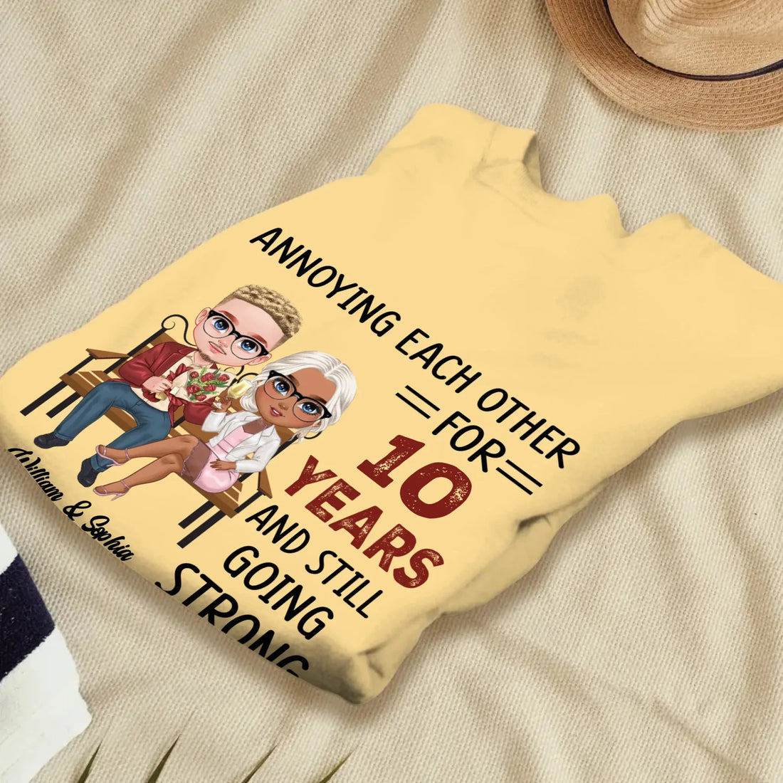 Annoying Each Other For Years And Still For Couples - Personalized Gifts For Couples - Unisex Sweater