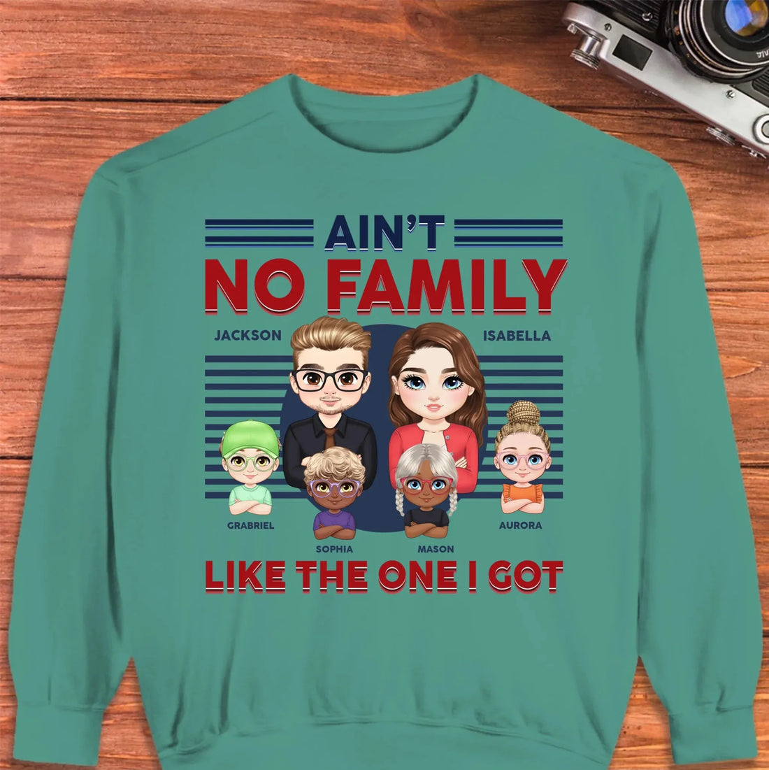 Ain't No Family Like The One I Got - Personalized Gifts For Couples - Unisex Sweater