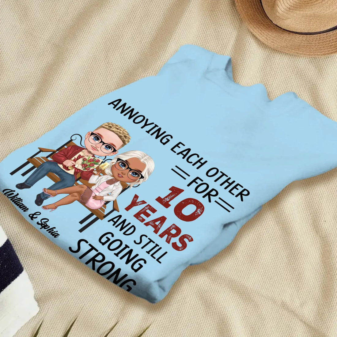 Annoying Each Other For Years And Still For Couples - Personalized Gifts For Couples - Unisex Sweater