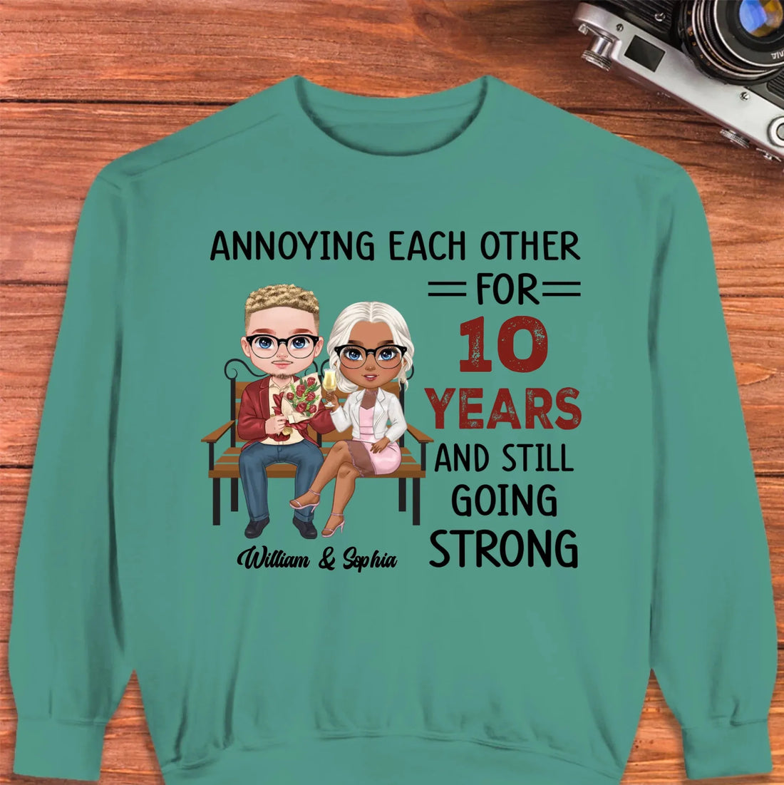 Annoying Each Other For Years And Still For Couples - Personalized Gifts For Couples - Unisex Sweater