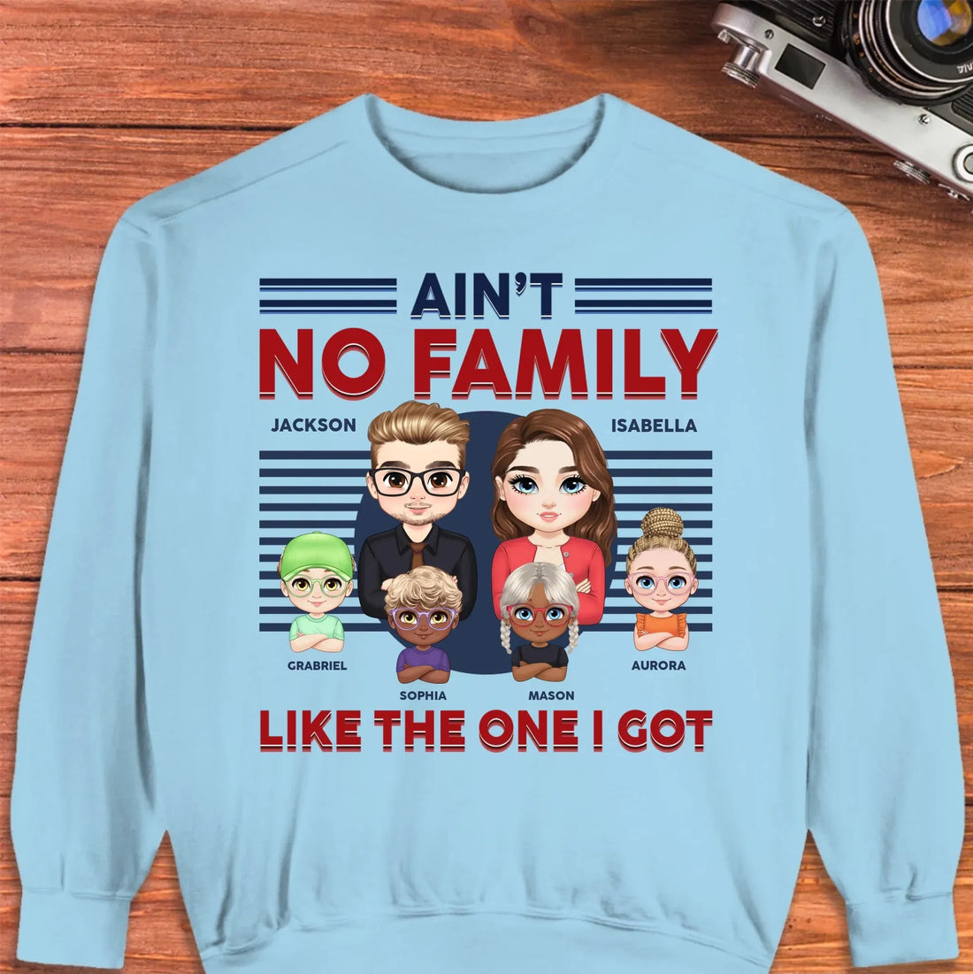 Ain't No Family Like The One I Got - Personalized Gifts For Couples - Unisex Sweater