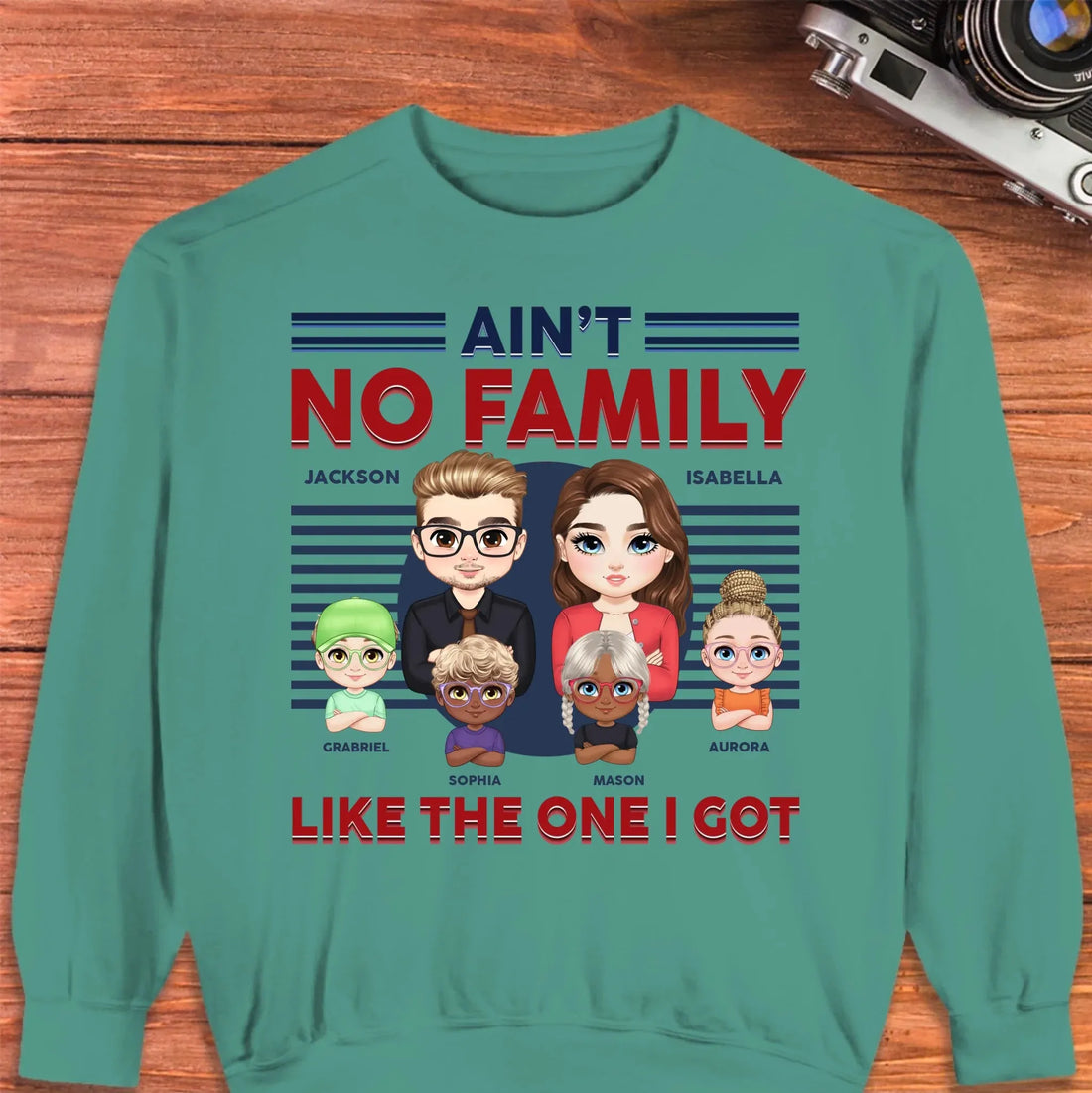 Ain't No Family Like The One I Got - Personalized Gifts For Couples - Unisex Sweater