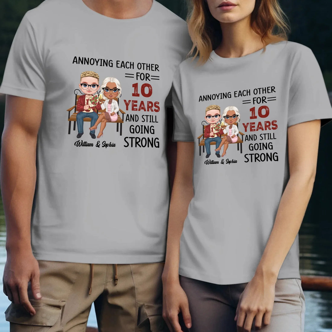 Annoying Each Other For Years And Still For Couples - Personalized Gifts For Couples - Unisex T-Shirt