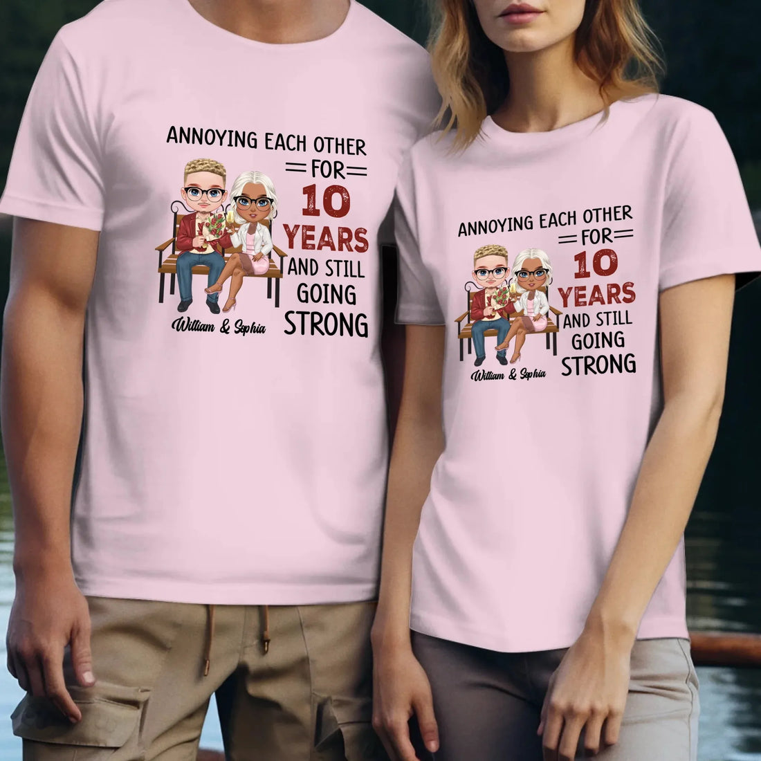 Annoying Each Other For Years And Still For Couples - Personalized Gifts For Couples - Unisex T-Shirt