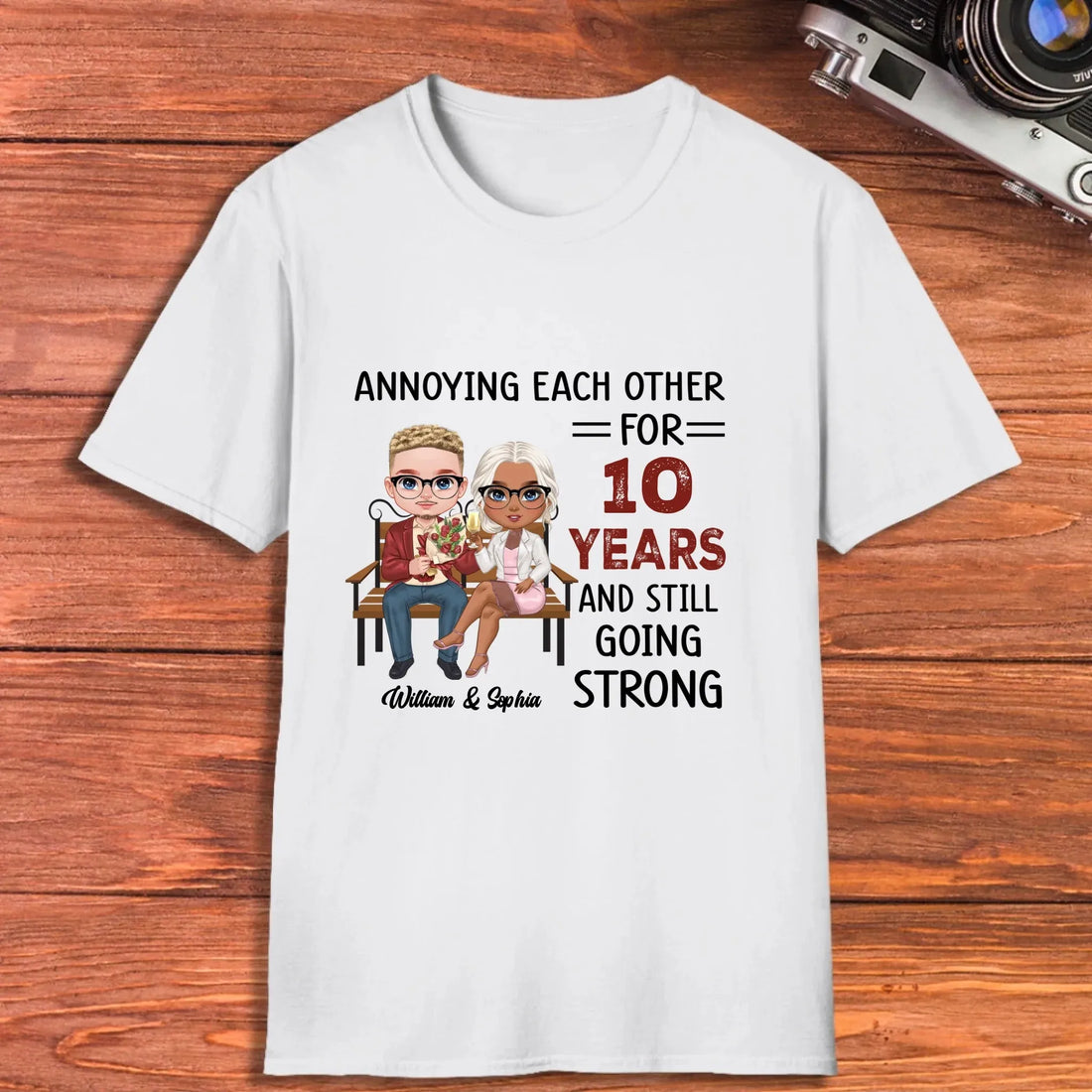 Annoying Each Other For Years And Still For Couples - Personalized Gifts For Couples - Unisex T-Shirt