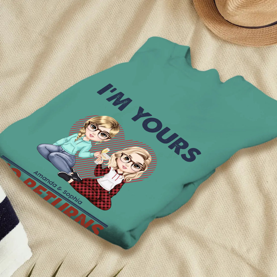 I'm Yours No Returns Loving Gift - Personalized Gifts For Couples - Unisex Sweater