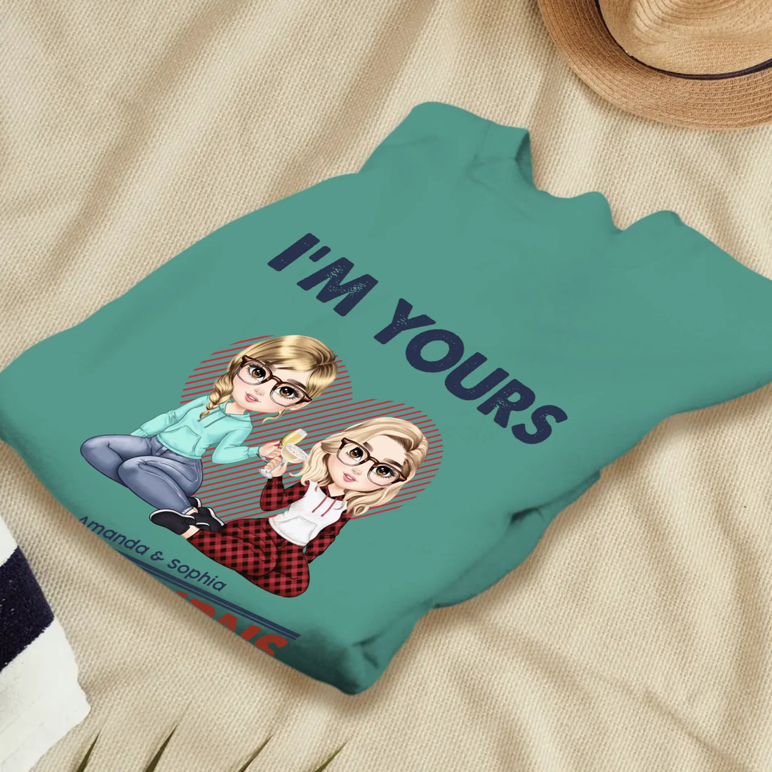 I'm Yours No Returns Loving Gift - Personalized Gifts For Couples - Unisex Sweater