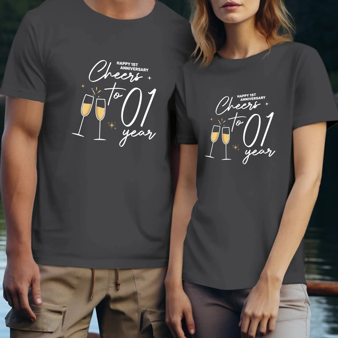 Cheers To Those Years - Personalized Gifts For Couples - Unisex T-Shirt