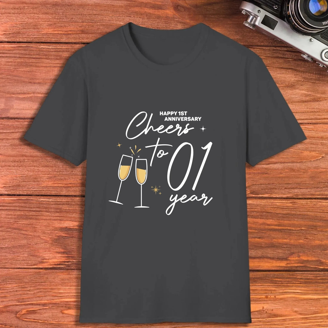 Cheers To Those Years - Personalized Gifts For Couples - Unisex T-Shirt