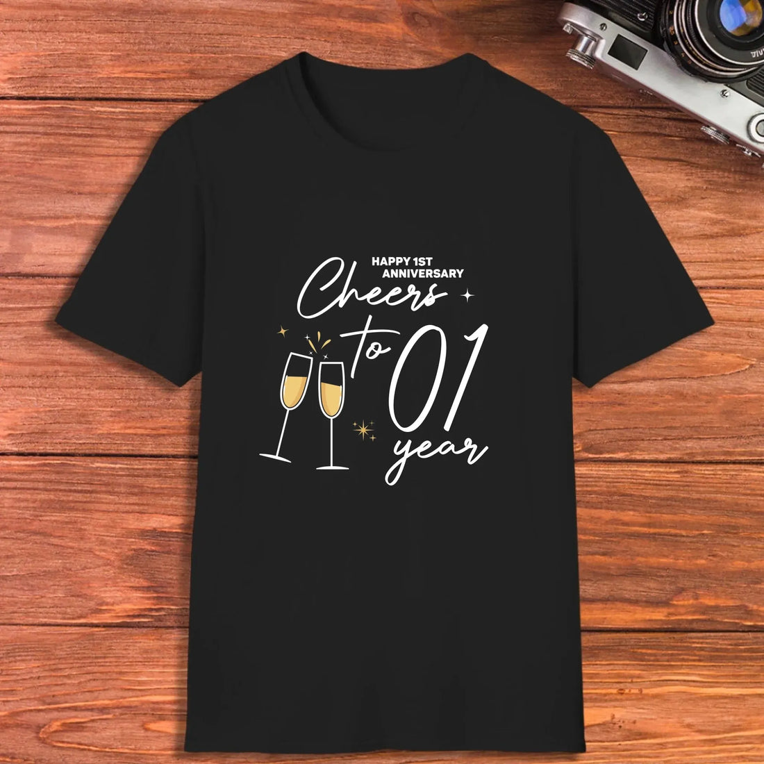 Cheers To Those Years - Personalized Gifts For Couples - Unisex T-Shirt