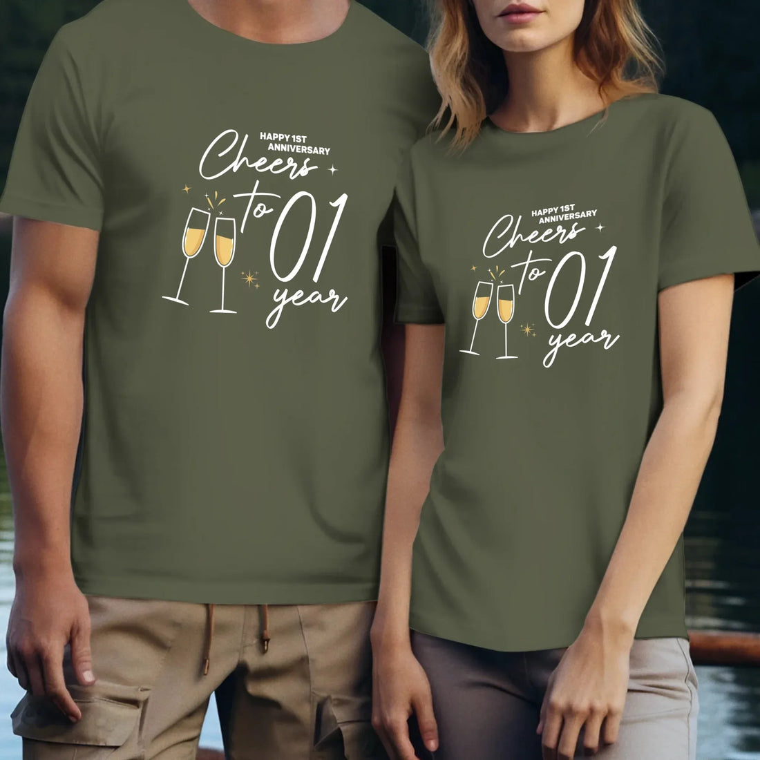 Cheers To Those Years - Personalized Gifts For Couples - Unisex T-Shirt