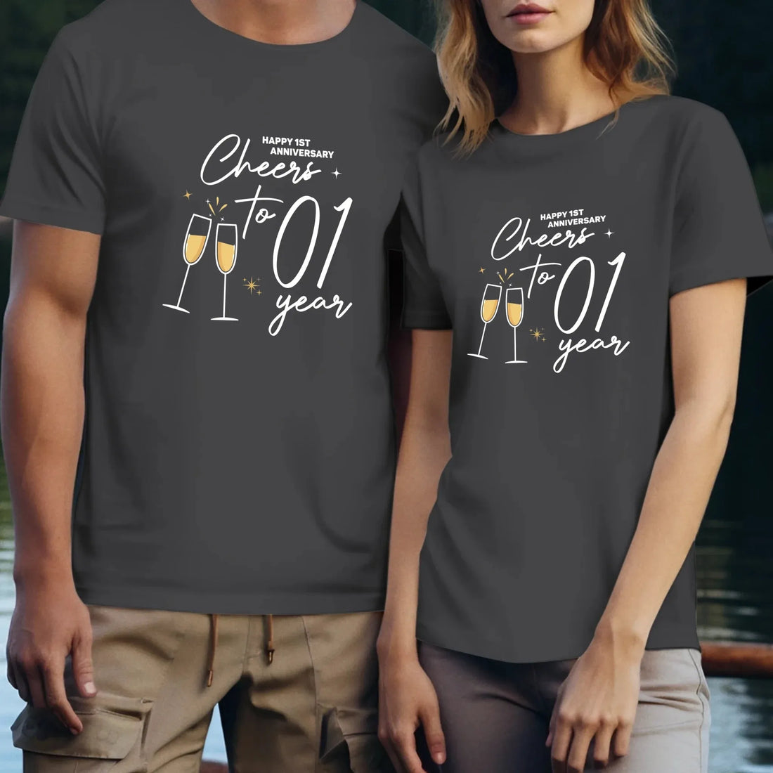 Cheers To Those Years - Personalized Gifts For Couples - Unisex T-Shirt