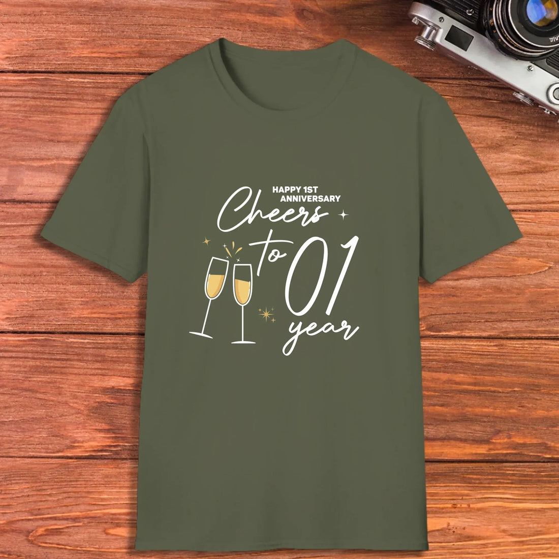 Cheers To Those Years - Personalized Gifts For Couples - Unisex T-Shirt