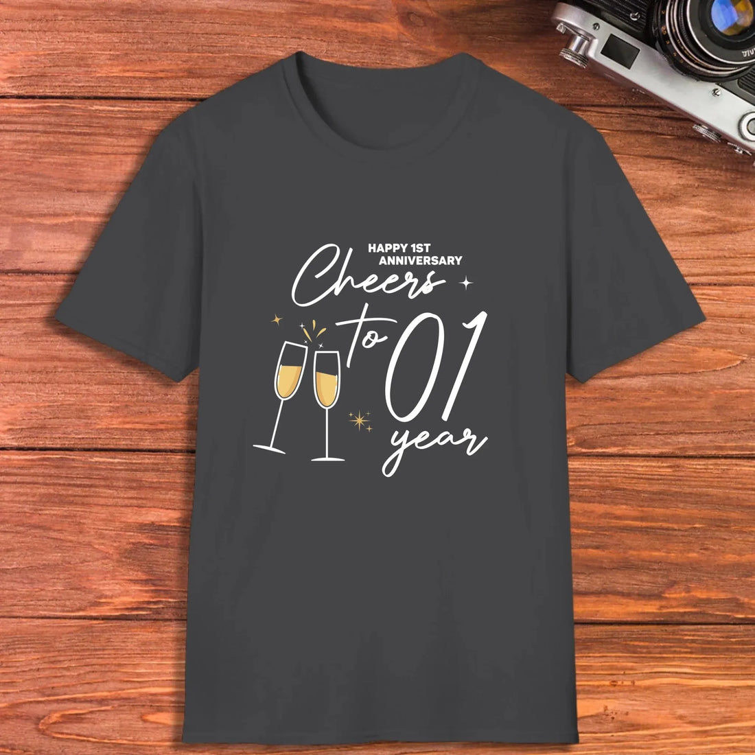 Cheers To Those Years - Personalized Gifts For Couples - Unisex T-Shirt