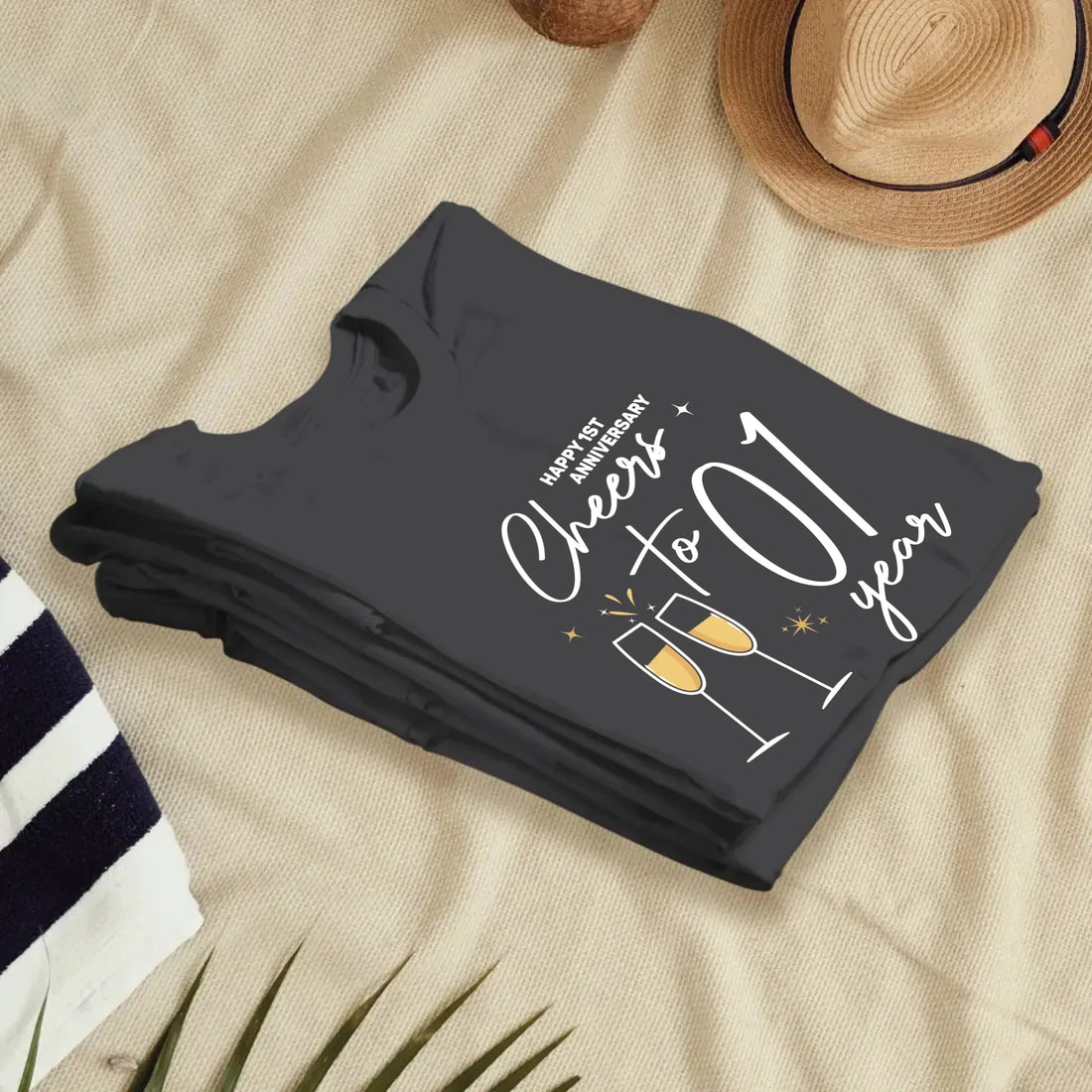 Cheers To Those Years - Personalized Gifts For Couples - Unisex T-Shirt