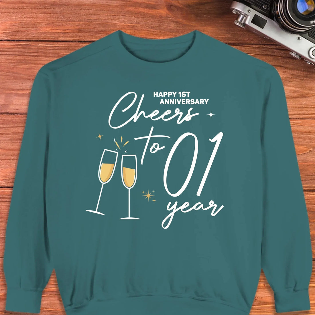 Cheers To Those Years- Personalized Gifts For Couples - Unisex Sweater