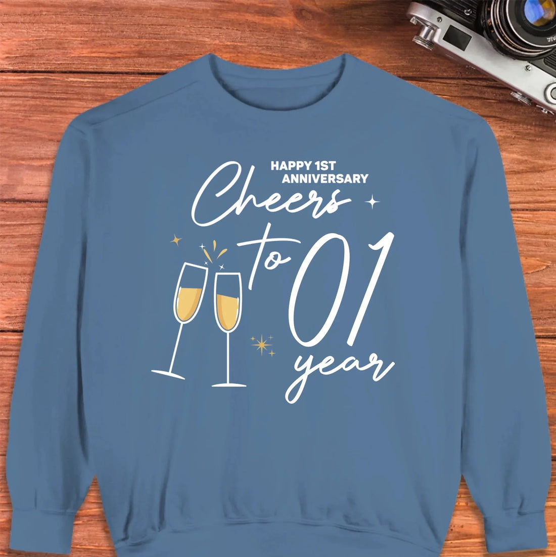 Cheers To Those Years- Personalized Gifts For Couples - Unisex Sweater