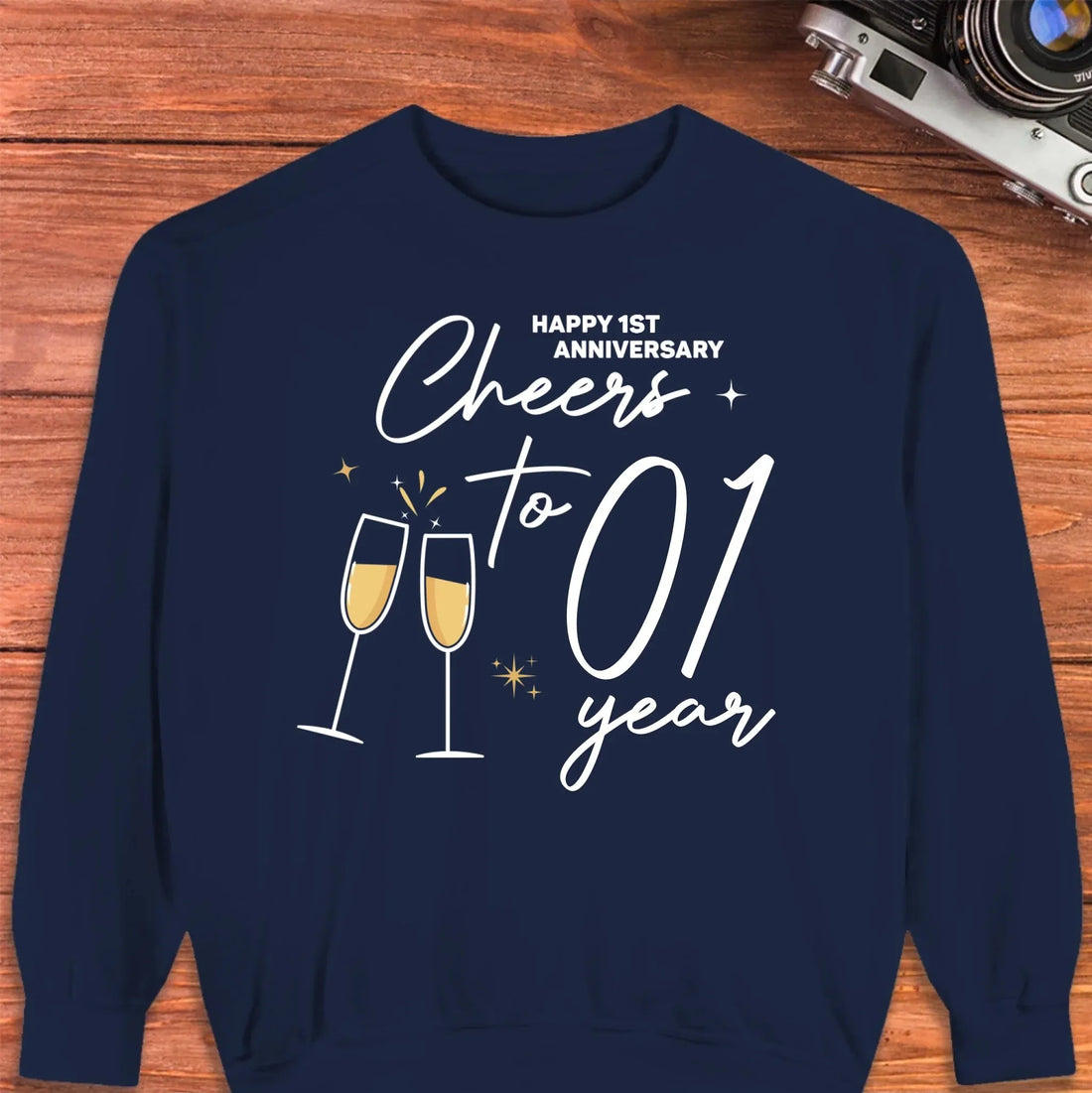 Cheers To Those Years- Personalized Gifts For Couples - Unisex Sweater