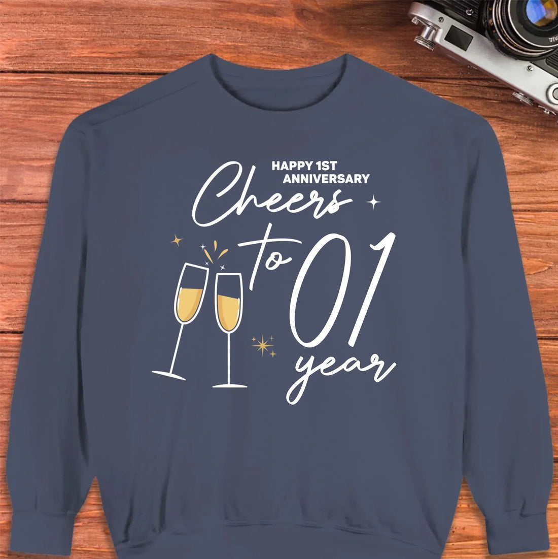 Cheers To Those Years- Personalized Gifts For Couples - Unisex Sweater