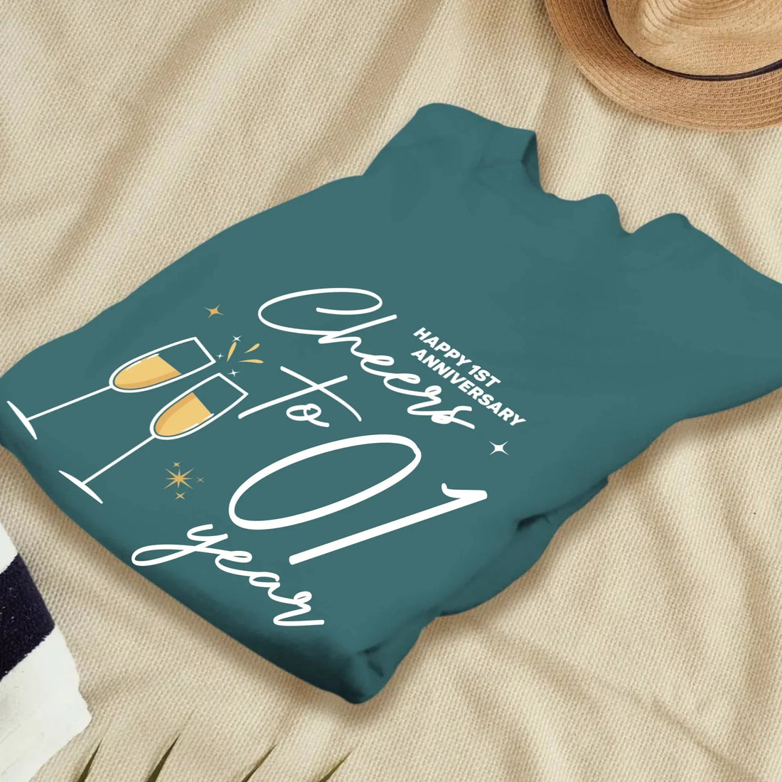 Cheers To Those Years- Personalized Gifts For Couples - Unisex Sweater