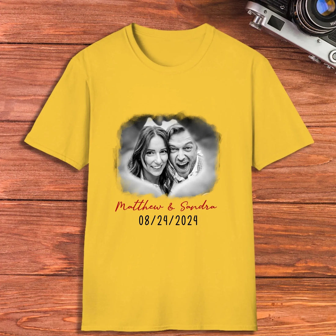 Cloud Frame Of Love - Personalized Gifts For Couples - Unisex T-Shirt