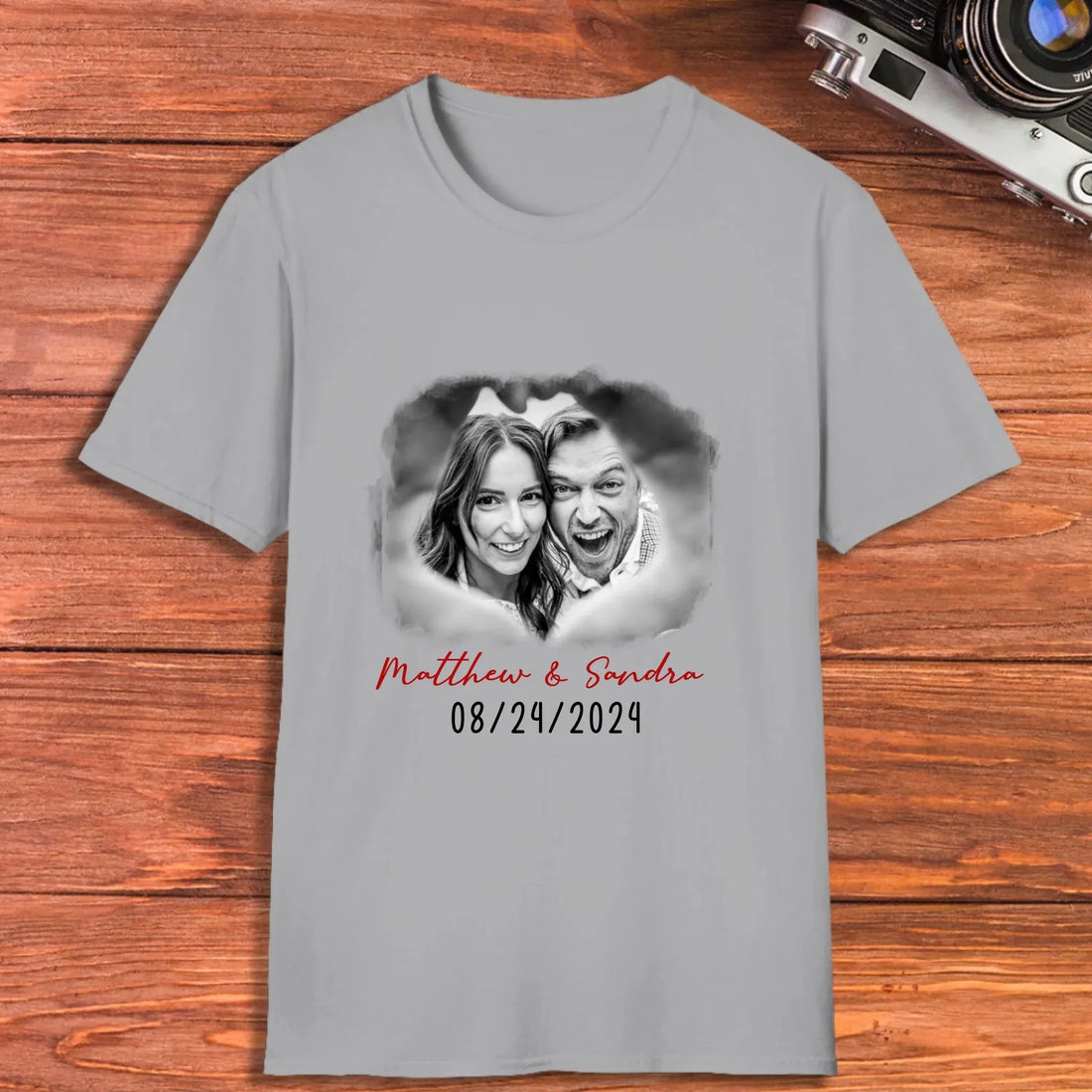 Cloud Frame Of Love - Personalized Gifts For Couples - Unisex T-Shirt