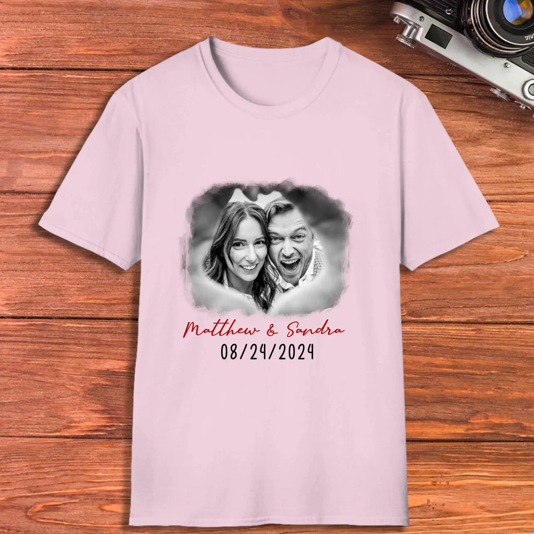 Cloud Frame Of Love - Personalized Gifts For Couples - Unisex T-Shirt