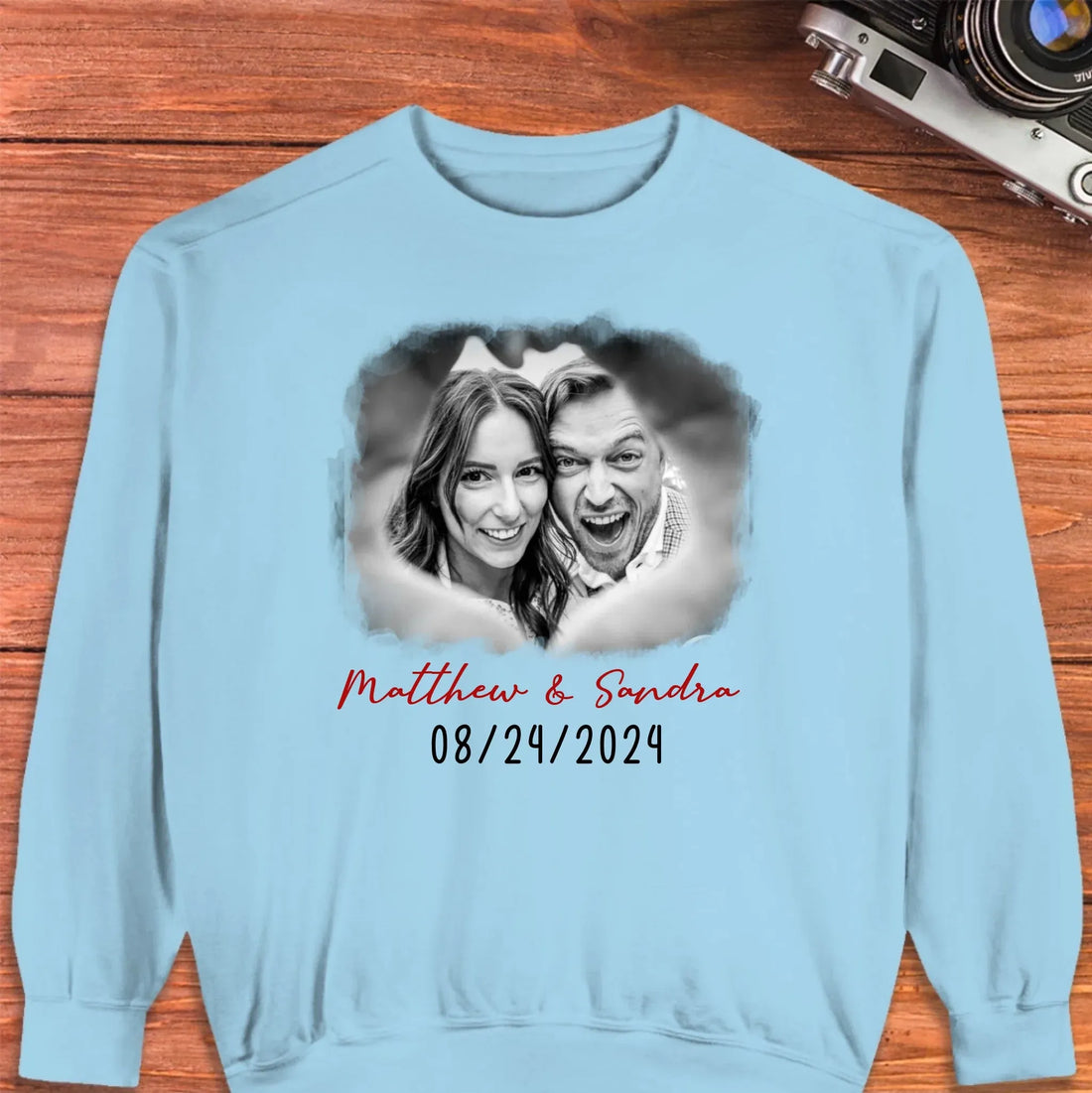 Cloud Frame Of Love - Personalized Gifts For Couples - Unisex Sweater