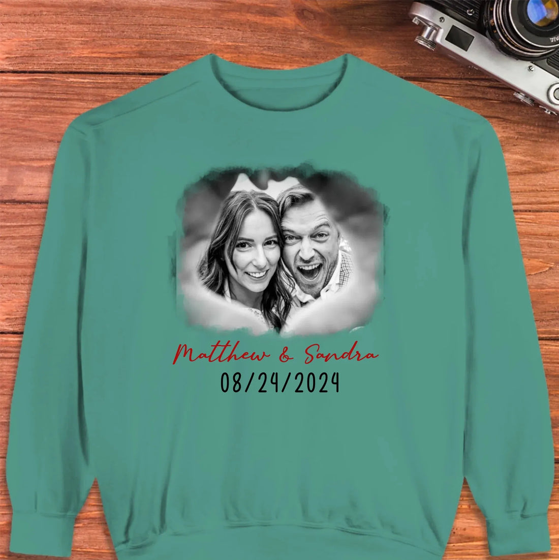 Cloud Frame Of Love - Personalized Gifts For Couples - Unisex Sweater